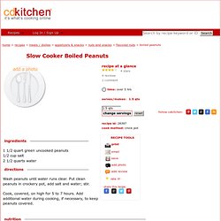 Boiled Peanuts Crockpot Recipe #28397 from CDKitchen