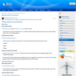 BOL: Bioinformatics Protocols