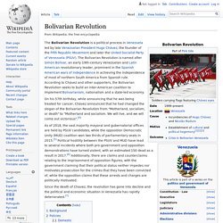 Bolivarian Revolution