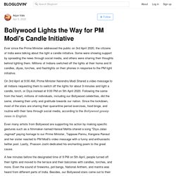 Bollywood Lights the Way for PM Modi's Candle Initiative