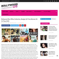 Bollywood Box Office Collection, Budget All Time Movies Hit Or Flop 2020