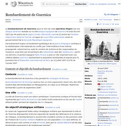 Bombardement de Guernica