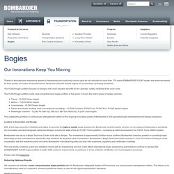 Bogies - Rail Vehicles - Bombardier Transportation