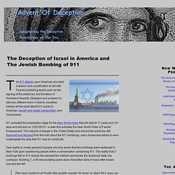 Deception of Israel in America