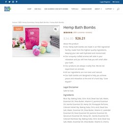 Hemp Bath Bombs – Natural, Feel Fresh