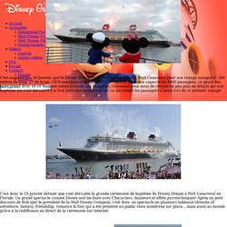 Bon Voyage Disney Dream!