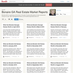 Bonaire GA Real Estate Market Reports via Bundlr