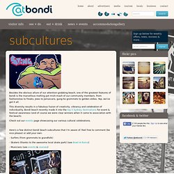 bondi culture and subcultures