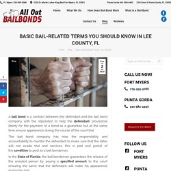 Basic Bail-Related Terms