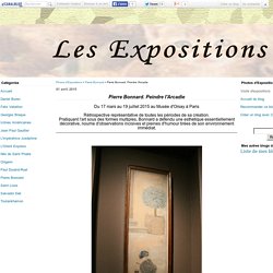 Pierre Bonnard. Peindre l'Arcadie - Photos d'Expositions