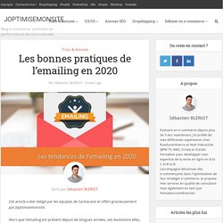 Les bonnes pratiques de l'emailing en 2020