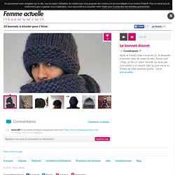 20 bonnets à tricoter pour l'hiver