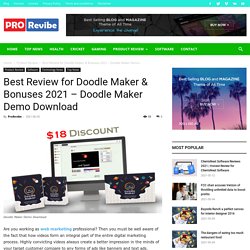 Best Review for Doodle Maker & Bonuses 2021 – Doodle Maker Demo Download