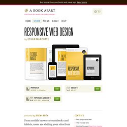 Responsive Web Design, A Book Apart