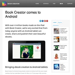 Book Creator comes to Android