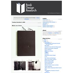 Book Design Research: eastern book design