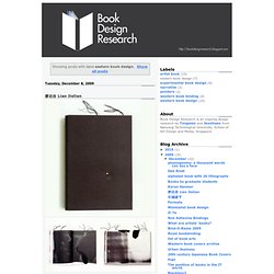 Book Design Research: eastern book design