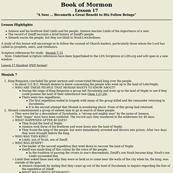 Book of Mormon - Lesson 17