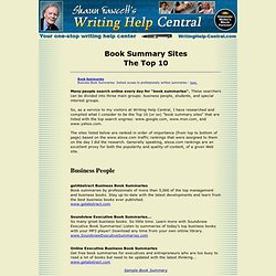 Book Summary: Top Book Summary Sites