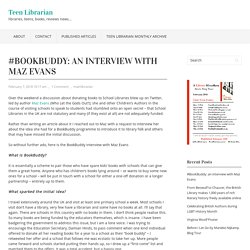 #BookBuddy: an interview with Maz Evans