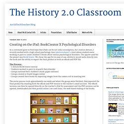 Creating on the iPad: BookCreator X Psychological Disorders