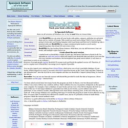 BookDB - book database freeware