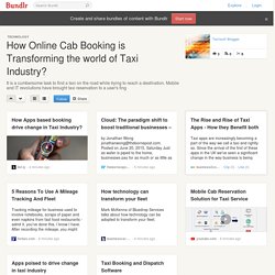 How Online Cab Booking is Transforming the world of Taxi Industry?