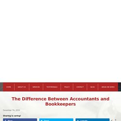 The Difference Between Accountants and Bookkeepers