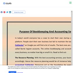 Purpose Of Bookkeeping And Accounting Services In Colchester