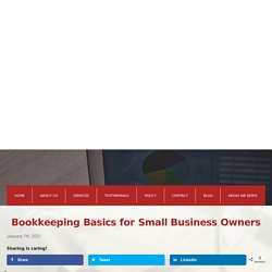 Bookkeeping for Small Business Owners