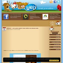 Booklet - Un plugin JQuery pour créer vos EBooks web