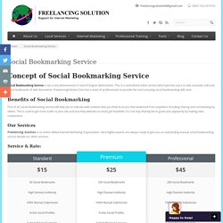 Manual Social Bookmarking Service