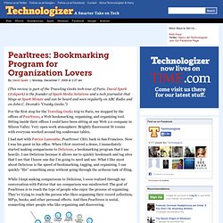 Pearltrees: Bookmarking Program for Organization Lovers
