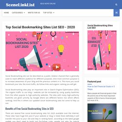 Top Social Bookmarking Sites List SEO - 2020 - SceneLinkList