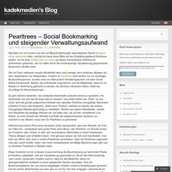 Pearltrees – Social Bookmarking und steigender Verwaltungsaufwand