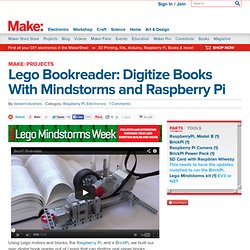Lego Bookreader: Digitize Books With Mindstorms and Raspberry Pi