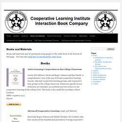 Cooperative Learning Institute And Interaction Book Company