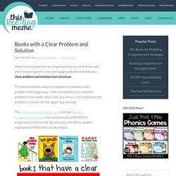 Books with a Clear Problem and Solution