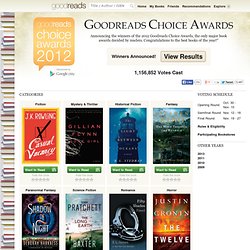 Best Books 2012 — Goodreads Choice Awards