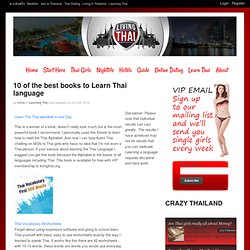 10 of the best books to Learn Thai language – Living In Thailand
