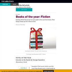Books of the year: Fiction