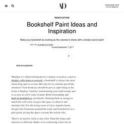 Bookshelf Paint Ideas and Inspiration Photos