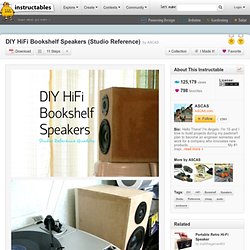 DIY HiFi Bookshelf Speakers (Studio Reference)