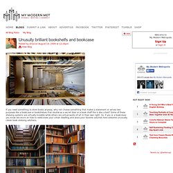 Unusully brilliant bookshelfs and bookcase