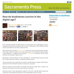 How do bookstores survive in the digital age?