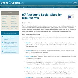 100 Awesome Social Sites for Bookworms » Online College.org