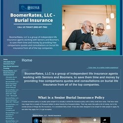 BoomerRates, LLC - Burial Insurance