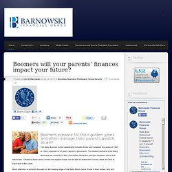 Boomers, will your parents finances impact your future?