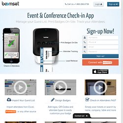 Event Guest List & Conference Check-in App