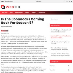 Is The Boondocks Coming Back For Season 5? - Webthi